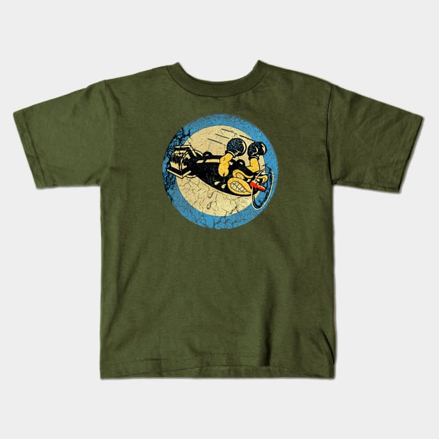 Boxing Bomb Kids T-Shirt by Midcenturydave